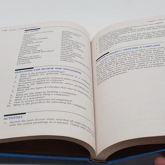 Kerley Civil Litigation for the Paralegal Hardcover 1st Printing 1992 Excellent - Picture 8 of 8